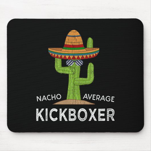 Lustiger Kickboxer-Meme Lustiges Kickboxen Mousepad (Vorne)