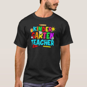 Lustiger Kindergarten-Lehrer Erster Schultag Zurüc T-Shirt