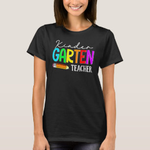 Lustiger Kindergarten-Lehrer Zurück zur Schule Ers T-Shirt