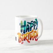 Lustiger Kindergeburtstags-Geburtstagsbecher Kaffeetasse (VorderseiteRechts)