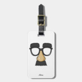 Lustiger klassischer gepäckanhänger (Vorderseite vertikal)