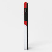 Lustiger kleiner Schneemann mit elegantem Zylinder Case-Mate iPhone Hülle (Hinten/Links)