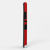 Lustiger kleiner Schneemann mit elegantem Zylinder Case-Mate iPhone Hülle (Hinten/Rechts)