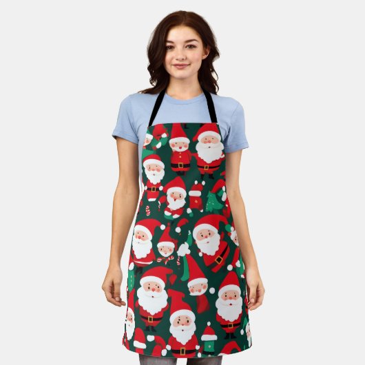 Lustiger Kleiner Weihnachtsmann Schürze (Getragen)