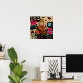 Lustiger Kleinkind-Präsident Poster (Heimbüro)