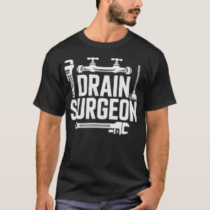Lustiger Klempner Sanitär Handwerker Rohrinstallat T-Shirt