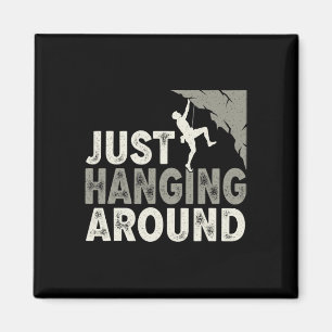 Lustiger Kletter Bouldering Bergsteigen Magnet