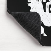 Lustiger Klettere wie ein Mädchen Boulder Geschenk Mousepad (Ecke)