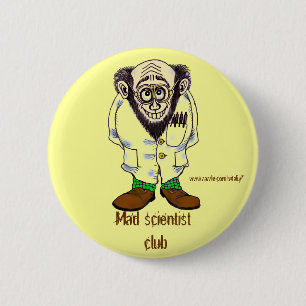 Lustiger Knopfentwurf des wütenden Button