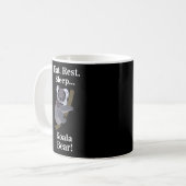 Lustiger Koala-Bär Kaffeetasse (Vorderseite Links)