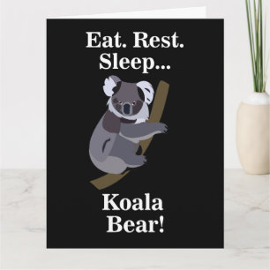Lustiger Koala-Bär Karte