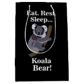 Lustiger Koala-Bär Mittlere Geschenktüte (Vorderseite)