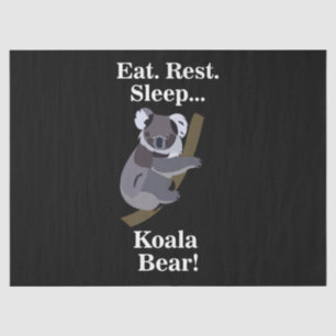 Lustiger Koala-Bär Seidenpapier