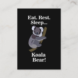 Lustiger Koala-Bär Visitenkarte