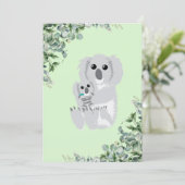 Lustiger Koala Muttertag Feiertagskarte (Stehend Vorderseite)