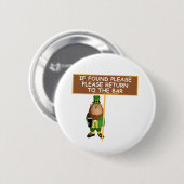 Lustiger Kobold Button (Vorne & Hinten)