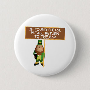 Lustiger Kobold Button