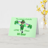 Lustiger Kobold-Spion Karte (Gelbe Blume)