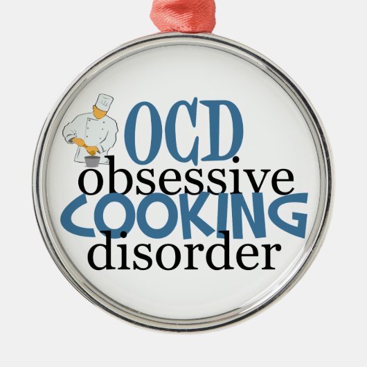 Lustiger Koch Ornament Aus Metall (Vorne)