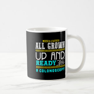 Lustiger Koloskopie-Witz Medizinischer Humor Check Kaffeetasse