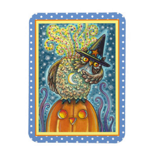 LUSTIGER KOPFLOSER REITER EULEN, SLEEPY HOLLOW VOG MAGNET