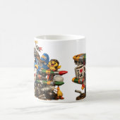 Lustiger Korkflieger Kaffeetasse (Mittel)