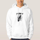 Lustiger Krähen-Support-Ihr-Mörder-Grafik Hoodie (Vorderseite)
