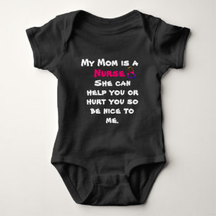 Lustiger Krankenschwester-Baby-Bodysuit Baby Strampler