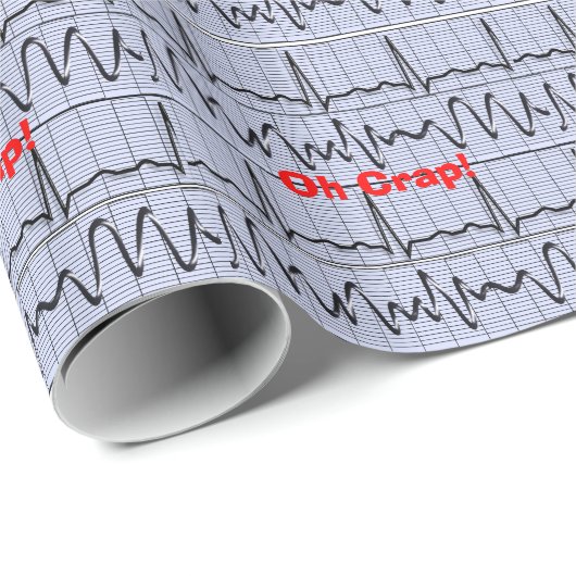 Lustiger Krankenschwester-Geschenk-Packpapier-oh Geschenkpapier (Rolleneckpunkt)