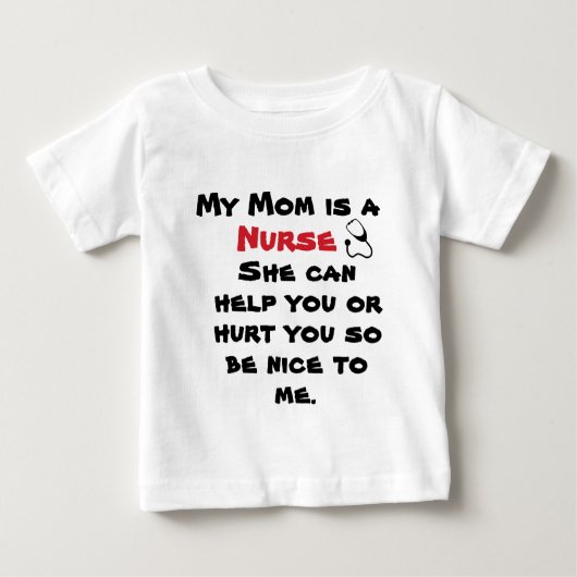 Lustiger Krankenschwester-Stethoskop-Baby-T - Baby T-shirt (Vorderseite)