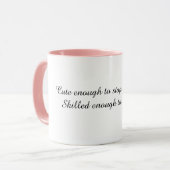 Lustiger Krankenschwester-Zitat-Becher Tasse (Vorderseite Links)