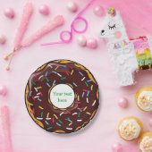 Lustiger Krapfen-Wüsten-Papier-Teller Pappteller (Party)