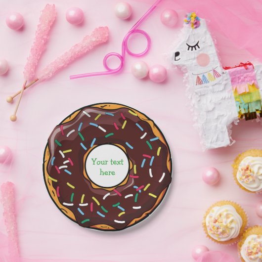 Lustiger Krapfen-Wüsten-Papier-Teller Pappteller (Party)