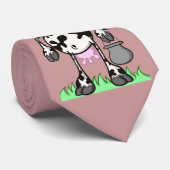 lustiger Krawatten"Kuh" Cartoon Krawatte (Gerollt)