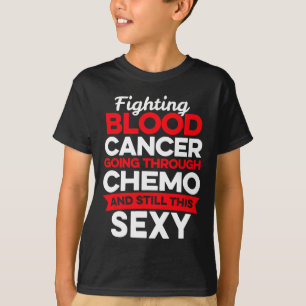 Lustiger Krebsbekämpfer Blutkrebs Patient Chemothe T-Shirt