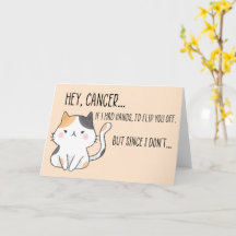 Lustiger Krebspatient, Katzenliebhaber