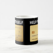 Lustiger Kreditkarten‑Kaffeebecher Kaffeetasse (Mittel)