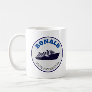 Lustiger Kreuzfahrt-Profi Kaffeetasse