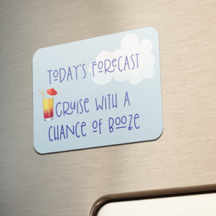 Lustiger Kreuzfahrt-Tür-Stateroom-Magnet Getränke Magnet