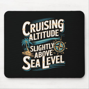 Lustiger Kreuzfahrturlaub Ozeanliebhaber Nautical  Mousepad
