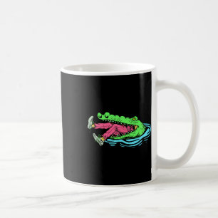 Lustiger Krokodiljäger Jagdsaison Krokodiljagd Kaffeetasse