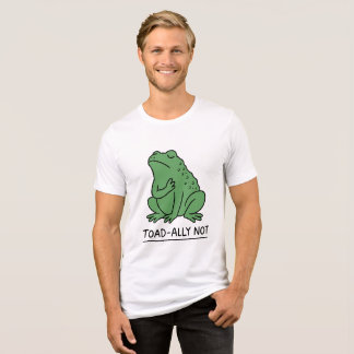 Lustiger Kröten-Verbündeter, kein Frosch Tri-Blend Shirt