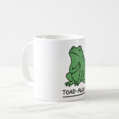 Lustiger Kröten-Verbündeter, nicht Frosch Kaffeetasse (Vorderseite Links)