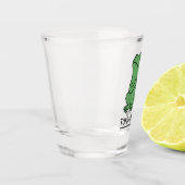 Lustiger Kröten-Verbündeter, nicht Frosch Schnapsglas (Links)