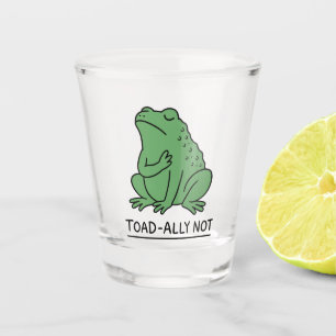 Lustiger Kröten-Verbündeter, nicht Frosch Schnapsglas