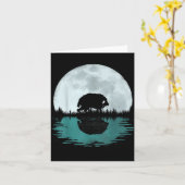 Lustiger Kryptid Squonk für Männer Frauen und Kind Karte (Gelbe Blume)