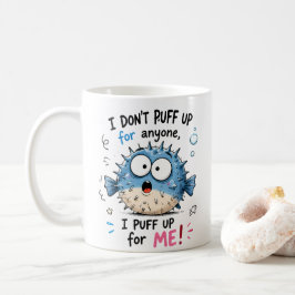 Lustiger Kugelfisch-Kinderpullover | Ich blähe mic Kaffeetasse