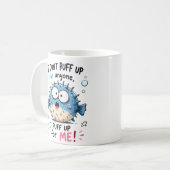 Lustiger Kugelfisch-Kinderpullover | Ich blähe mic Kaffeetasse (Vorderseite Links)