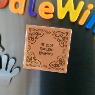 Lustiger Kühlschrank Ye Olde Kühlkammer keltische Magnet