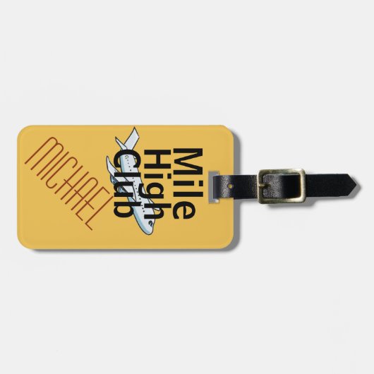 Lustiger kundengerechter Gepäckanhänger des (Vorderseite horizontal)